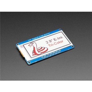 1028, Средства разработки визуального вывода Adafruit 2.9 Red/Black/White eInk Display Breakout - THINK INK