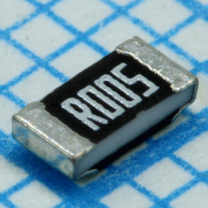 CSRF1206FT5L00, Разистор металлофольговый прецизионный 0.005Ом ±1% 1Вт ±100ppm/°C SMD 1206 лента на катушке автомобильного применения