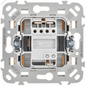 FLITE Выключатель 1-клавишный 10А ВС11-1-0-ФлСл сливочный IEK FI-V10-0-10-1-K86