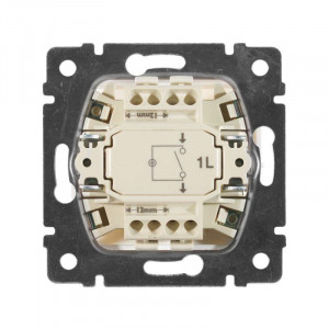 Выключатель 10A подсв БЕЛ VLN 774410