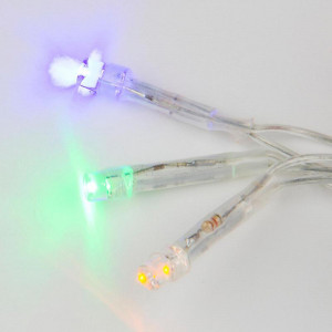 Гирлянда LED ULD-S1000-090/STA MULTI IP20 10м 90 диодов разноцвет. свет провод прозр. Uniel UL-00007179