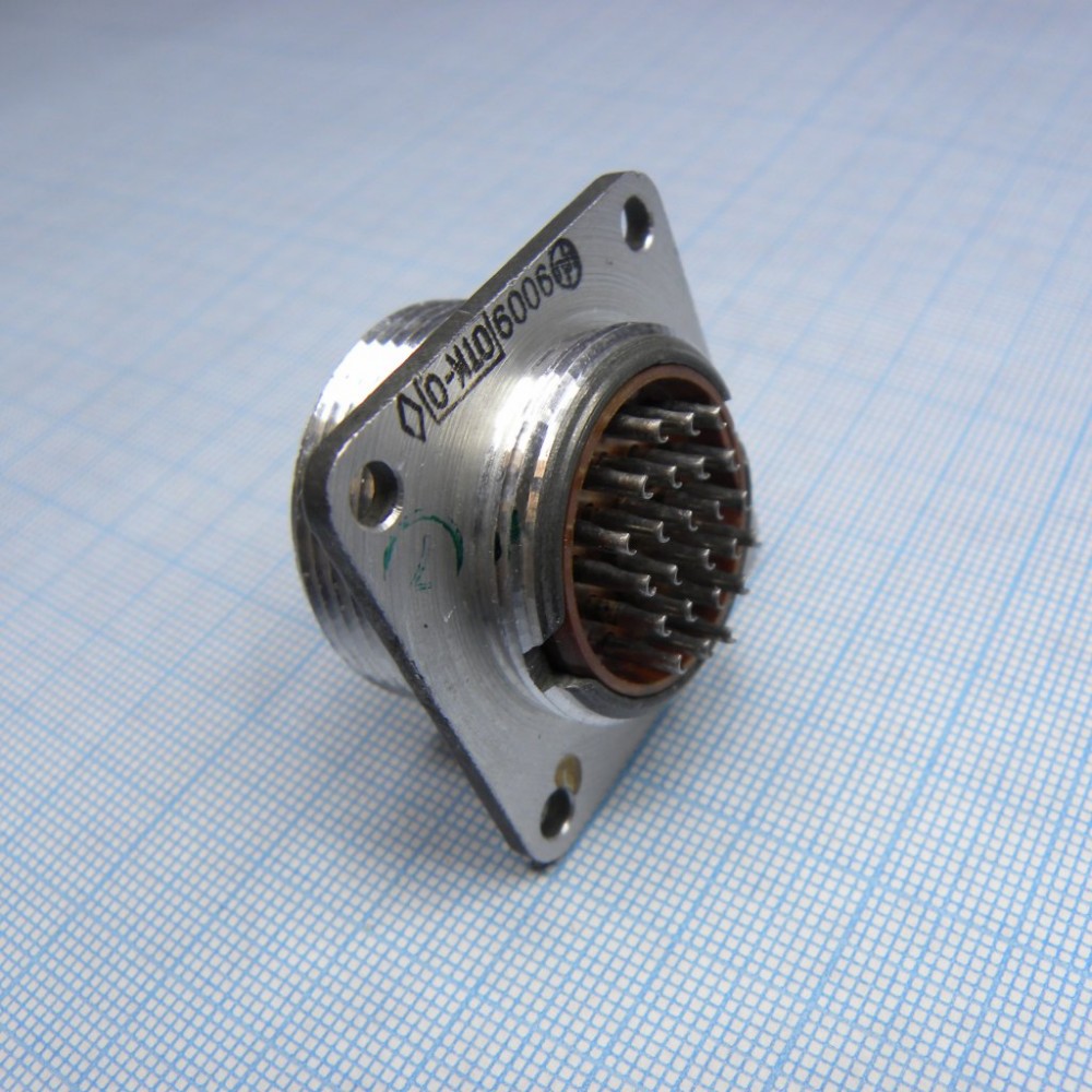 Изображение товара Цилиндический низкочастотный соединитель 24 контакта 2РМТ27Б24Ш1В1В