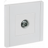 FORTE&PIANO Розетка TV проходная FP229 белый IEK FP-A10-P-K01