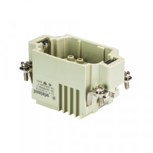 Вилочная контактная вставка POW STC 8/24 AF, Вилочная контактная вставка, обжимная фиксация, 8/24 полюсов + PE, типоразмер 10B, 230/250/400V, 10/16A, (обжимные контакты поставляются отдельно)