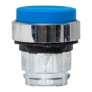 Исполнительный механизм кнопки XB4 синий выпирающая возвратный без фиксации, без подсветки IP65 EKF XB4BL-B-65