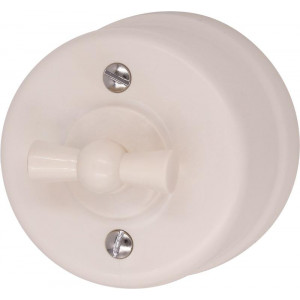 Выключатель 1-кл. пластик песочн. зол. B1-200-24