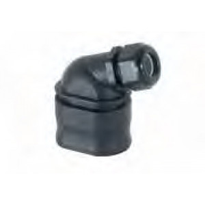 Крышка разъема 75.013.0051.2, Крышка разъема на кабель, типоразмер MOT, с уплотнителем, 1 отверстие с резьбой для кабельных вводов M25x1,5, с боковым расположением, материал корпуса: пластик