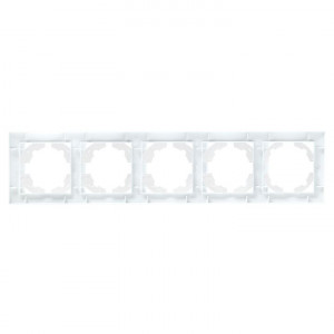 Валенсия Рамка 5-местная жемчуг EWM-G-305-50