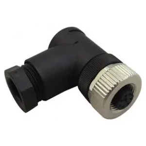T4112001041-000, Кабельный наконечник угловой "гнездо" M12 4контакта