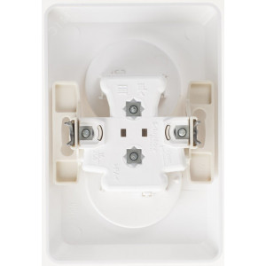 Розетка 2-м СП Этюд 16А IP20 250В без заземл. без защ. шторок бел. SE PC16-005B