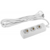 Удлинитель 3х5м с заземл. 10А IP20 UX-3e-5m ПВС 3х0.75 Б0038576