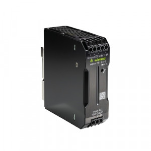 Источник питания WIPOS PS1 24-5, Источник питания, однофазный, 24 V / 5 A, 120 W; диапазон входных напряжений: 85 – 264 V AC, 90 – 350 V DC; габариты (мм): ширина x высота x глубина: 40 x 125 x 122.2; вес 0,62 кг; монтаж: на DIN рейку, температура окружающей среды –40°C…+70°C