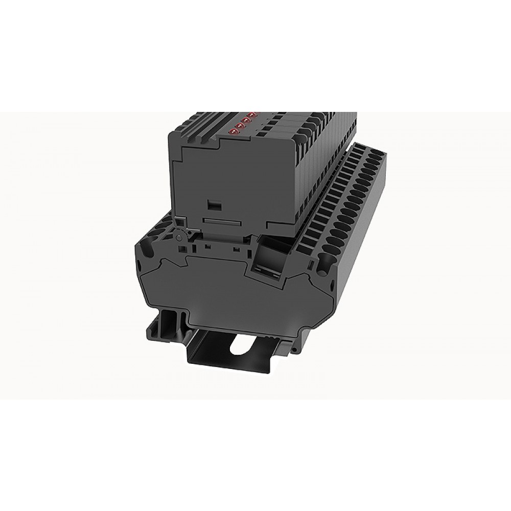 Изображение товара Предохранительная клемма WSF4-TA-01P-11 с светодиодом и DIN35 монтажом