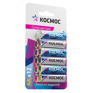 Элемент питания алкалиновый AA/LR6 BP-12 (блист.12шт) KOCLR6BL12