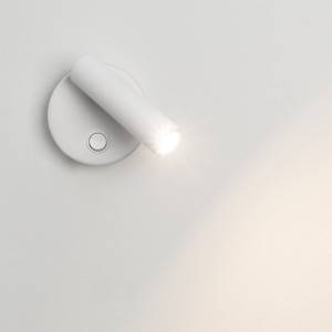 Светильник SP-BED-R90-3W Warm3000 (WH, 20 deg, 230V) 031393, Накладной настенный светильник 3Вт,белый алюминиевый корпус. Цвет ТЕПЛЫЙ БЕЛЫЙ 3000K, св.поток 200лм, CRI(Ra)>80, угол 20°. Размер Основание Ф90x31мм, Светоизлучатель O30х110 мм. IP20. Питание AC220-240V, 3Вт, встроенный драйвер 2,5-4,5В, 700 мА.