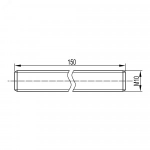 Шпилька М10х150 CM201015