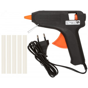 Пистолет клеевой д.11 мм, 15 Вт (70 Вт), в кейсе 14350