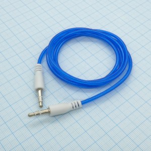 Шнур Джек3,5шт.-Джек3,5шт.(1м) силикон, Шнур Джек3,5шт.-Джек3,5шт.(1м) силикон