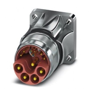 1621569, Цилиндрические метрические разъемы Male Device/Panel M23 Hybrid 4+4+4+PE