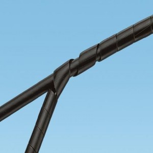 T38NZFR-C20, Спиральная оплетка, муфты, изоляционные трубки SPIRAL WRAP .38X100' HALO FREE F/R BLK