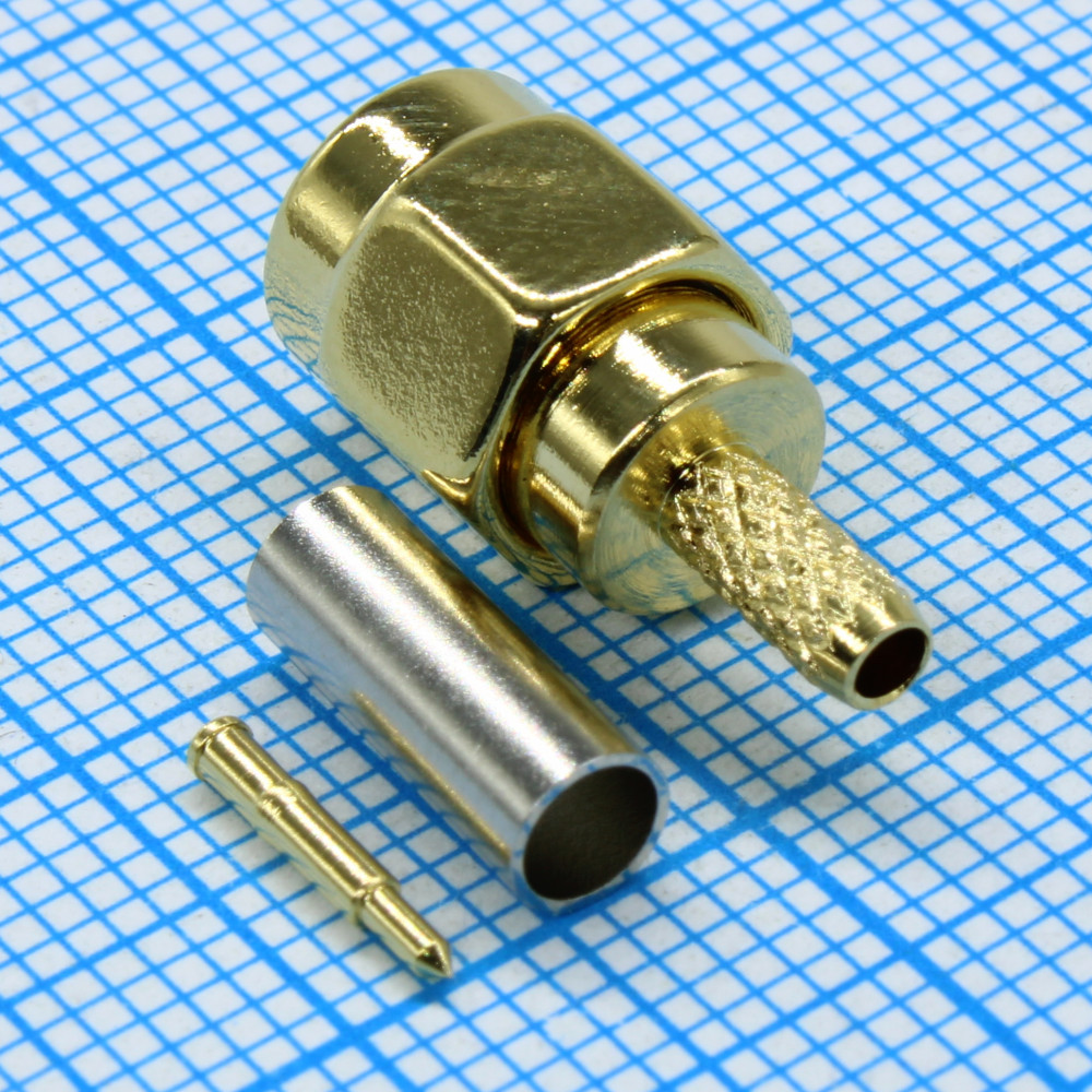 Изображение товара Высокочастотный SMA разъём L-KLS1-SMA005 для радиотехники и телекоммуникаций