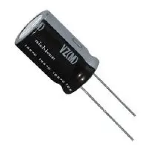 UVZ1H101MPD1TD, Конденсатор алюминиевый  электролитический 100мкФ 50В ±20% (8 X 11.5мм) радиальные выводы 3.5мм 190мА 1000час 105°С лента в коробке