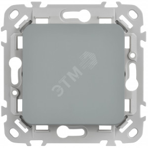 FLITE Выключатель 1-клавишный кнопочный 10А ВС11-2-0-ФлС серый IEK FI-V14-0-10-1-K03