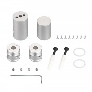 Крепление MOONLIGHT-VT-CEILING-D18 038765, Вертикальное потолочное крепление для герметичной ленты MOONLIGHT-360 диаметром 18мм, подходит для любых потолочных поверхностей. Применяется в сочетании с пластиковыми трубками. В комплекте потолочное крепление, торцевая заглушка, 2 шурупа с дюбелями, 2