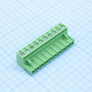 2EDGK-5.0-10P-14-1000Z, Разъемный клеммный блок, 10 контактов. Серия 2EDGK-5.0