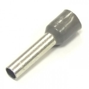 DN04012 GRAY (2.8X12MM), Наконечник на кабель DN04012, серый, 2.8x12 мм