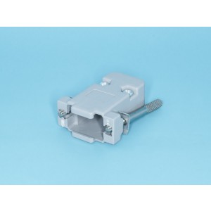 DPT-9C-G, Корпус разъема  9 контактов с удлиненными винтами, серый