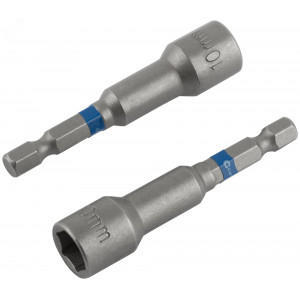 Набор бит с торцевыми магнитными головками 10 мм, 2 шт, Profi, 65 мм 83-562