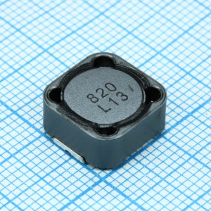 CDRH125NP-820MC, Силовая SMD индуктивность 82мкГн ±20% 1.4A 0.14Ом c магнитным экраном