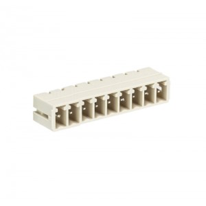 Вилка Wiecon 8513 S / 9 W, Вилочный разъем, горизонтальный, на плату, шаг: 3.5 мм, 9 полюсов, фиксация на плате пайкой, исполнение: без маркировки, 250V, 8А, цвет: серый