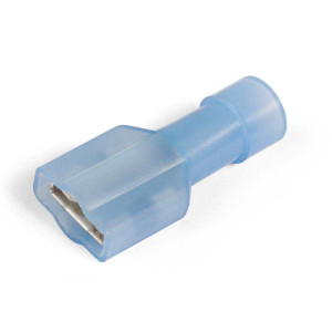 Разъем плоский полностью изолированный -мама РПИ-М(н) 2.5-(6.3) (20шт), Разъемы с нейлоновой изоляцией в мини-упаковке