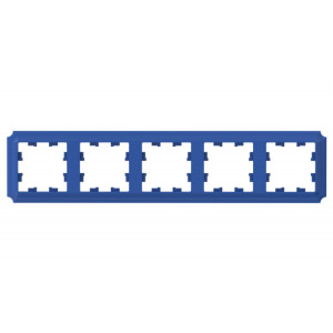 ATLASDESIGN ANTIQUE 5-постовая РАМКА, универсальная, АКВАМАРИН (5шт) C3(+) ATN101105