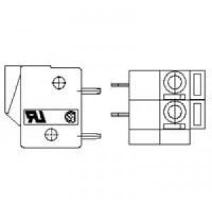 1776261-4, Фиксированные клеммные колодки 4P 22-14 AWG Nylon NY-FR15