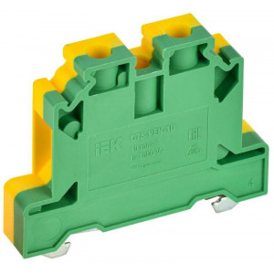 Колодка клеммная CTS-PEN земля 10мм2 желто-зеленая YCT11-00-K52-010
