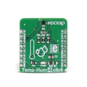 MIKROE-2938, Инструменты разработки температурного датчика Temp-Hum 4 click