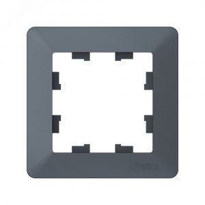 ATLASDESIGN AIR 1-постовая РАМКА, ГРИФЕЛЬ/дымчатый черный ATN220701