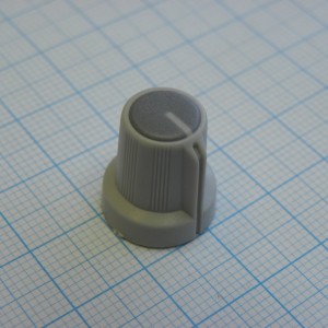 Ручка KA483-6 серый d=6, Ручка управления, на вал 6 мм, серая