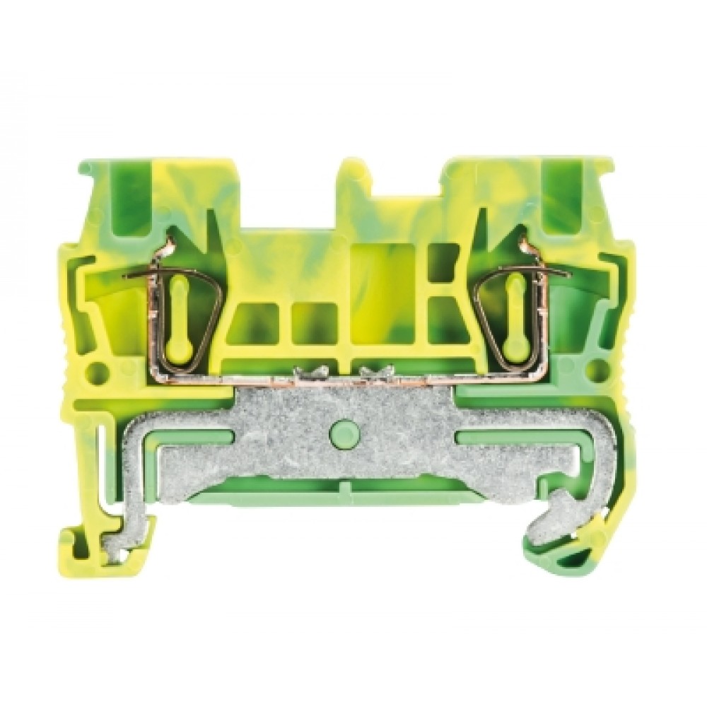 Изображение товара Заземляющая клемма WKF 1,5 SL/35 пружинный монтаж 500V желто-зеленая