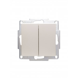 Vesna Выключатель 2-ой жемч. бел. перл. 742-3088-101