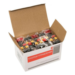 Кнопка ANE-22 поворотная c блокировкой и подсветкой NO+NC Грибок PROxima pbn-ane