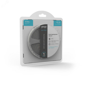 Лента Basic LED 5050/60 12V 10W/m 700lm/m 4000K 10mm IP65 3m 1/100 BT052