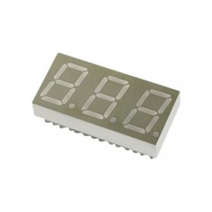 HDSP-431G, Индикатор 7-сегментный 3-знаковый общий анод 0.4