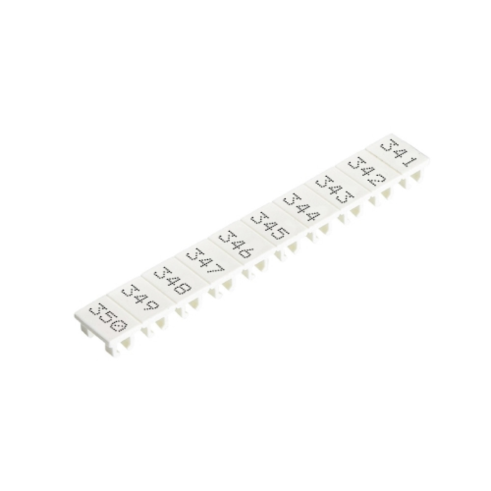 Изображение товара Маркировка для клемм (полоска) 9705A/5/10 B 341-350