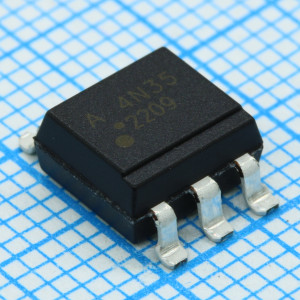 4N35-300E, Оптопара транзисторная, 3.55кВ 60мА