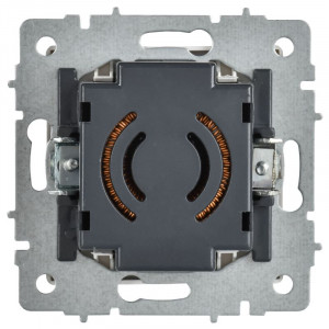 BRITE Светорегулятор поворотно-нажимной 600Вт СС10-1-0-БрАБ арктический белый IEK BR-D20-0600-K91