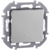 Переключатель 1-кл. Inspiria 10А IP20 250В 10AX с подсветкой / индикацией механизм алюм. Leg 673662